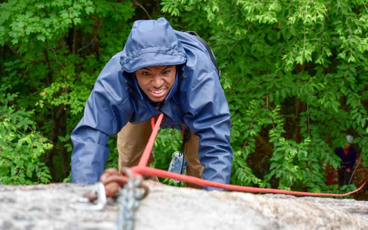 rock climbing expedition for teens